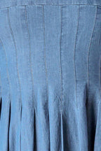 PASSIFLORA INDIGO DENIM MIDI DRESS Flying Tomato