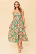 STORYTELLING WOVEN MIDI DRESS Flying Tomato
