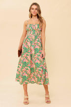 STORYTELLING WOVEN MIDI DRESS Flying Tomato