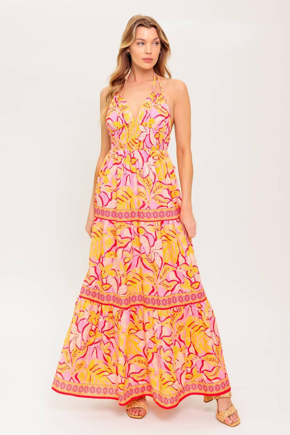 GO WITH GRACE WOVEN MAXI DRESS Flying Tomato