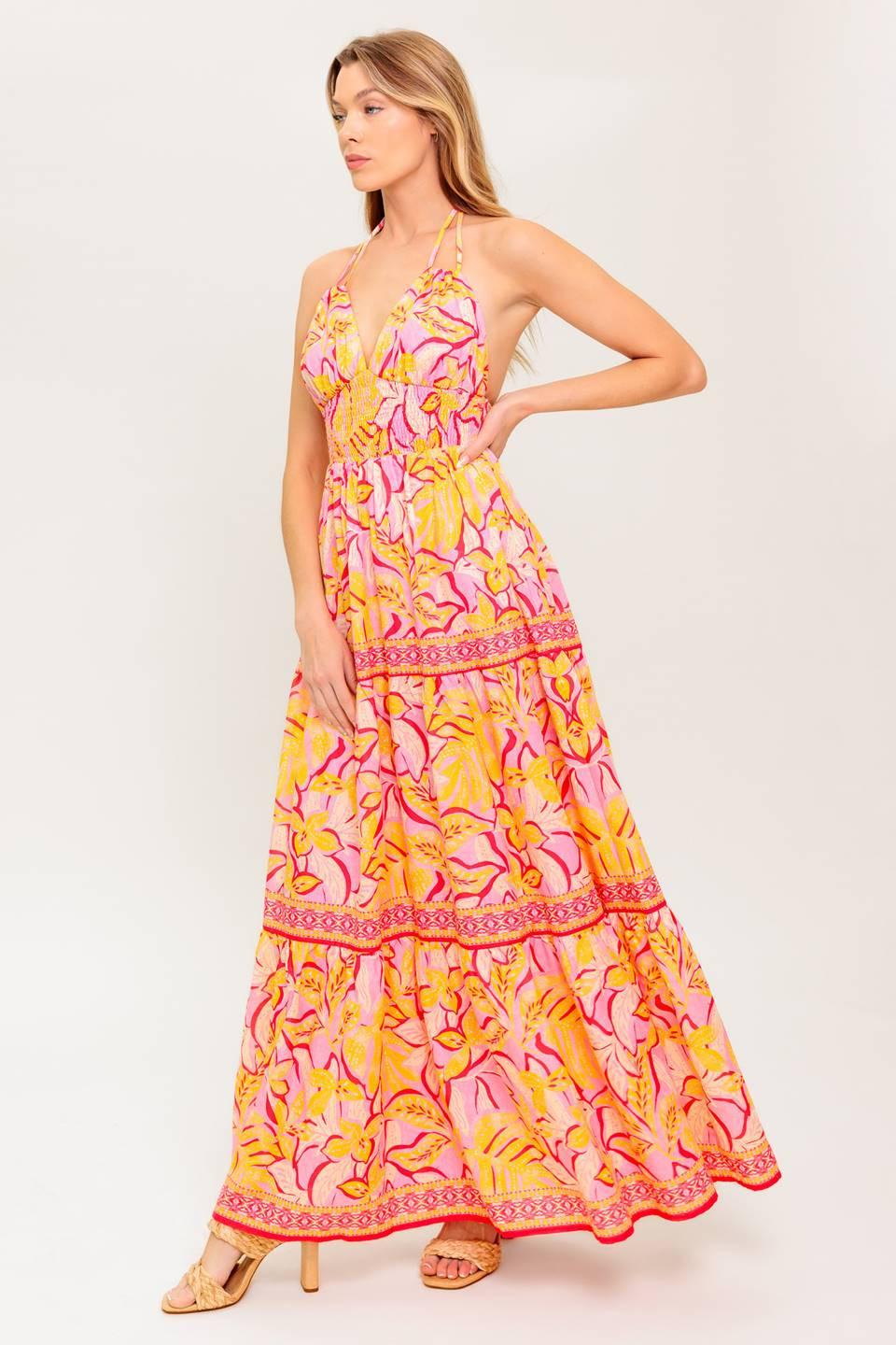 GO WITH GRACE WOVEN MAXI DRESS Flying Tomato