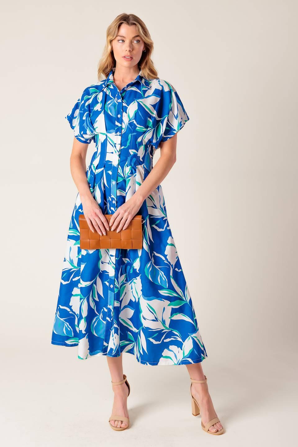 LOCAL ART SHOW WOVEN MIDI DRESS Flying Tomato