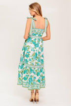 WRITTEN IN THE SKY WOVEN MIDI DRESS Flying Tomato