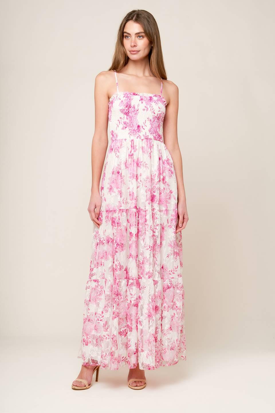 IN THIS MOMENT WOVEN LACE MAXI DRESS Flying Tomato
