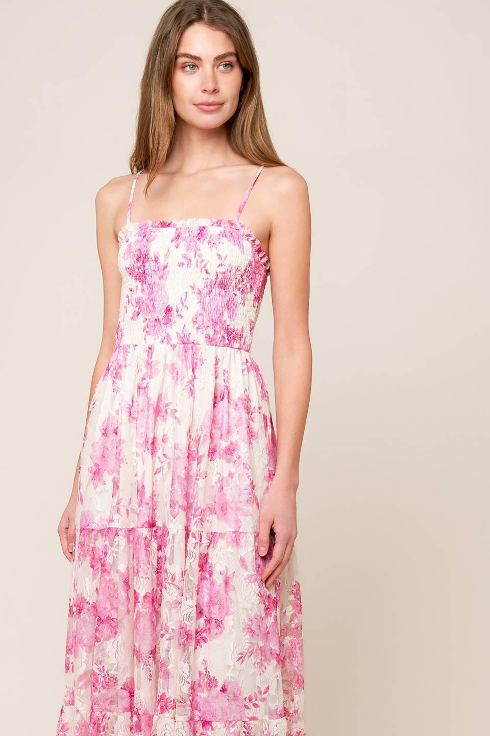 IN THIS MOMENT WOVEN LACE MAXI DRESS Flying Tomato