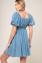 SOMETHING NICE WOVEN MINI DRESS Flying Tomato