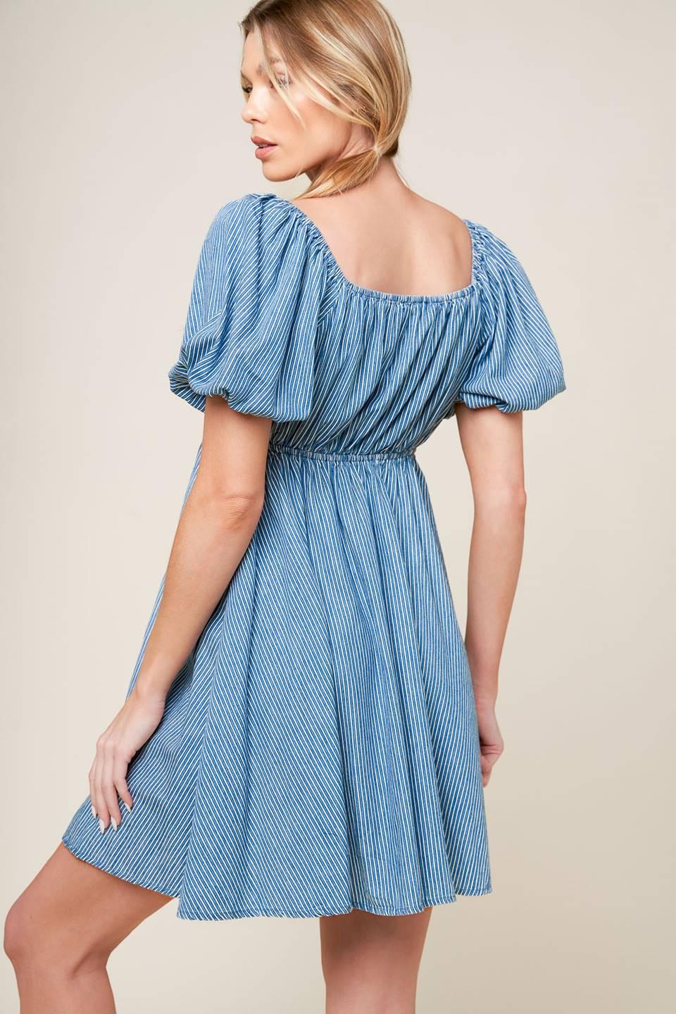SOMETHING NICE WOVEN MINI DRESS Flying Tomato