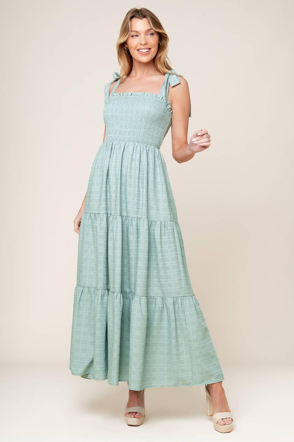 HORIZONS AHEAD WOVEN MAXI DRESS Flying Tomato