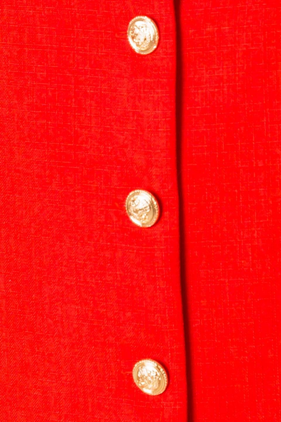 CHASING JOY RED WOVEN MINI DRESS Flying Tomato