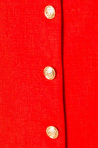 CHASING JOY RED WOVEN MINI DRESS Flying Tomato