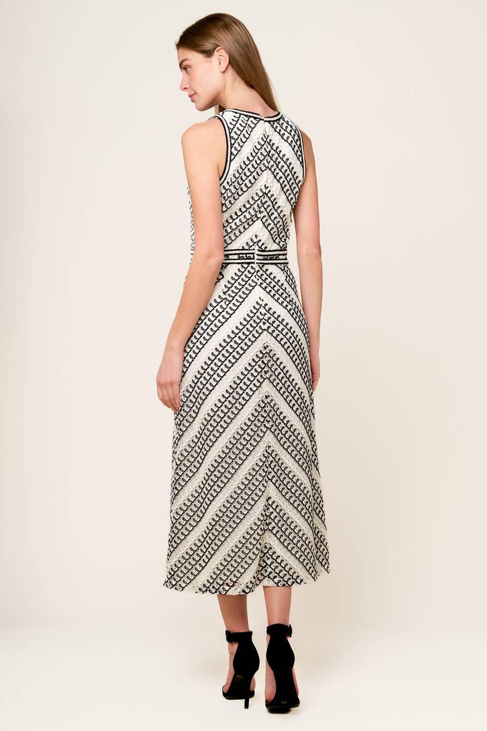 TERRIFIC TIMING CROCHET MIDI DRESS Flying Tomato