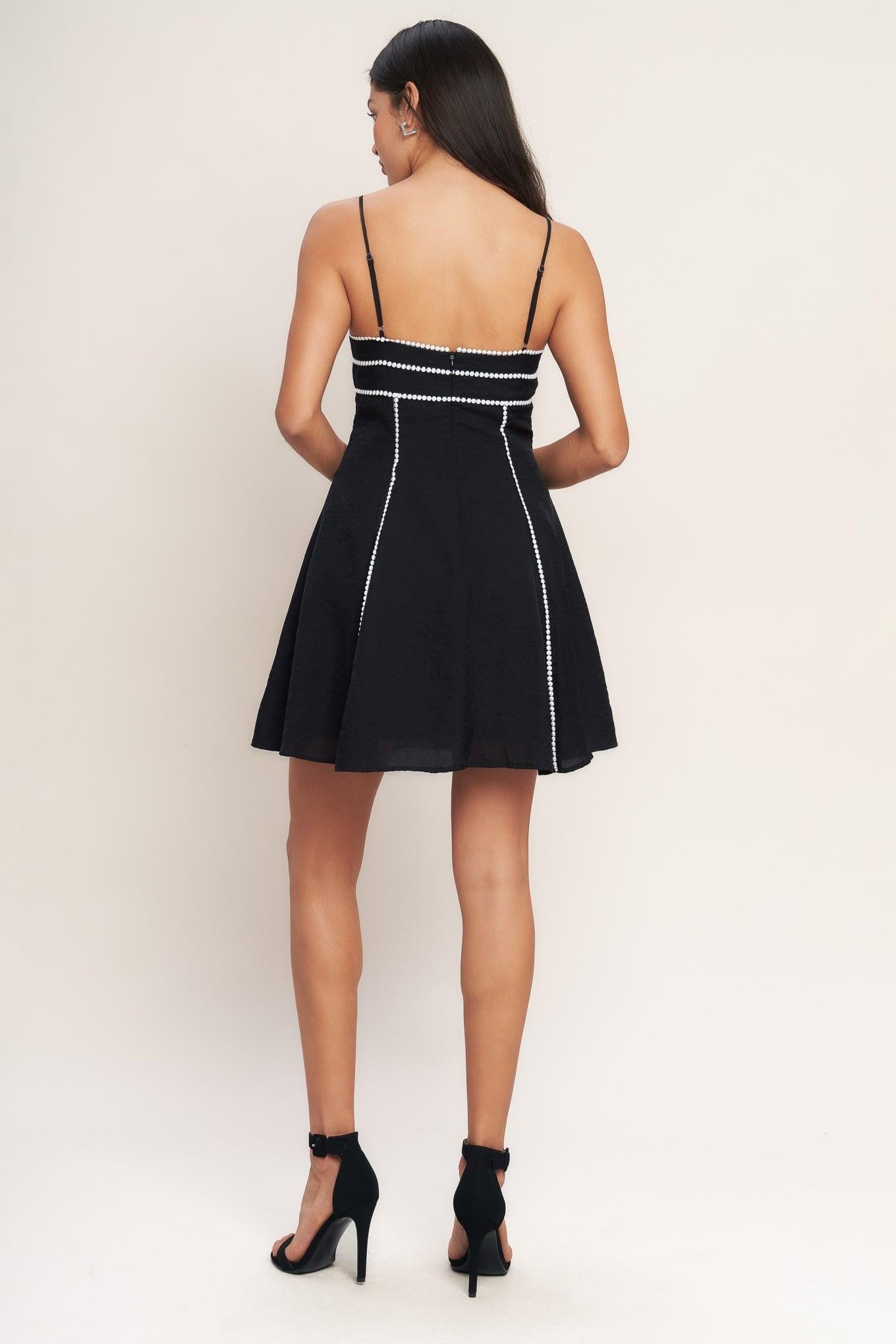 ALL EYES ON YOU WOVEN MINI DRESS Flying Tomato