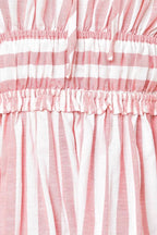GIA PEONY PINK WOVEN MAXI DRESS Flying Tomato