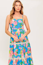 DAYLIGHT MUSE WOVEN MIDI DRESS Flying Tomato