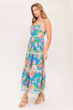 DAYLIGHT MUSE WOVEN MIDI DRESS Flying Tomato
