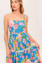 DAYLIGHT MUSE WOVEN MIDI DRESS Flying Tomato