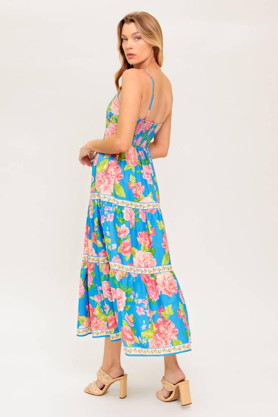 DAYLIGHT MUSE WOVEN MIDI DRESS Flying Tomato