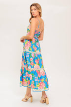DAYLIGHT MUSE WOVEN MIDI DRESS Flying Tomato
