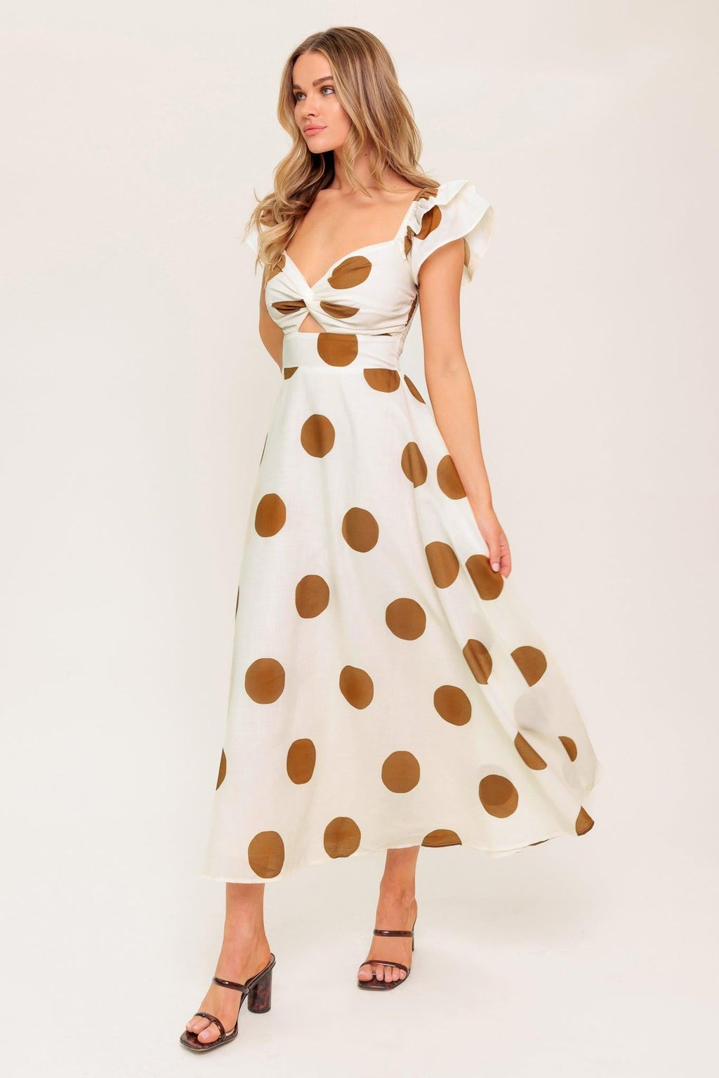 MOJITO MOOD WOVEN MIDI DRESS Flying Tomato