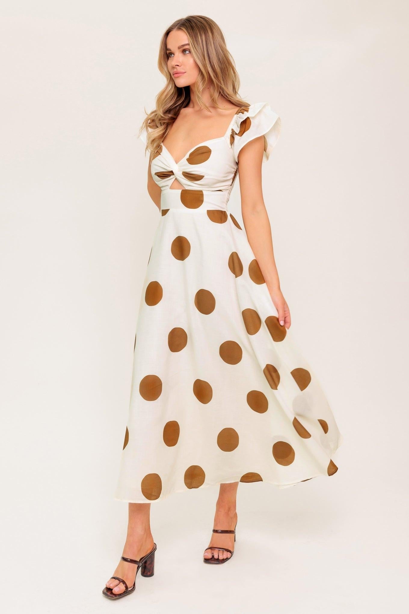 MOJITO MOOD WOVEN MIDI DRESS Flying Tomato
