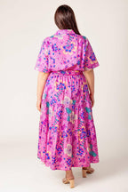 CELESTIAL SKIES WOVEN MIDI DRESS Flying Tomato