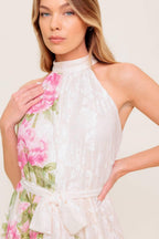 BOTANICAL DREAM WOVEN LACE MAXI DRESS Flying Tomato