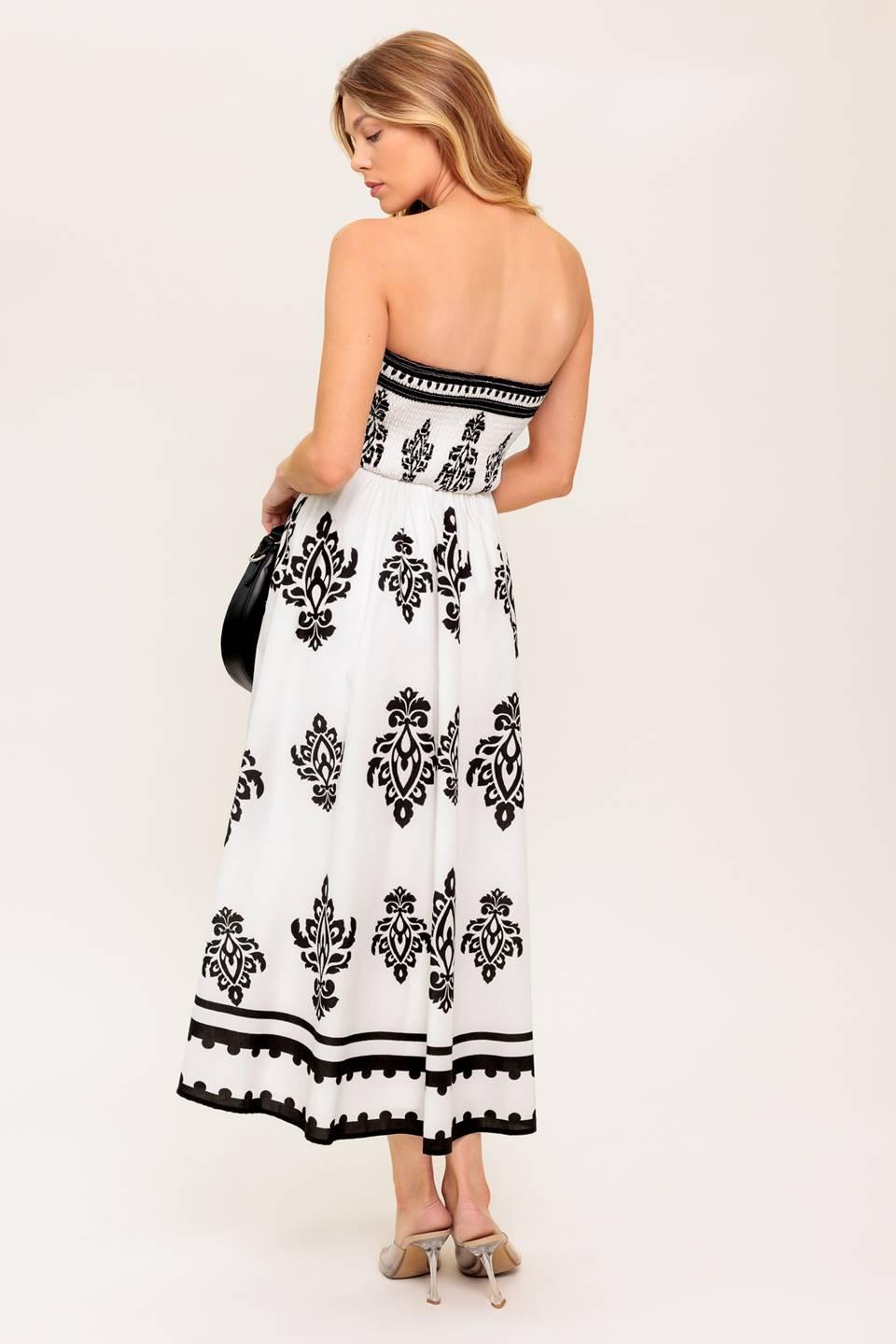 MYSTIC TWILIGHT WOVEN MDI DRESS Flying Tomato