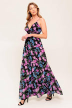 PURE SUNSHINE BLACK WOVEN MAXI DRESS Flying Tomato