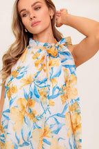 SUMMER SPELL IVORY WOVEN MINI DRESS Flying Tomato