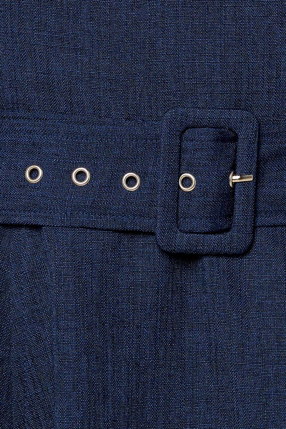 RAULAND NAVY WOVEN MIDI DRESS Flying Tomato