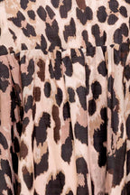 FOREVER YOURS LEOPARD WOVEN MINI DRESS Flying Tomato