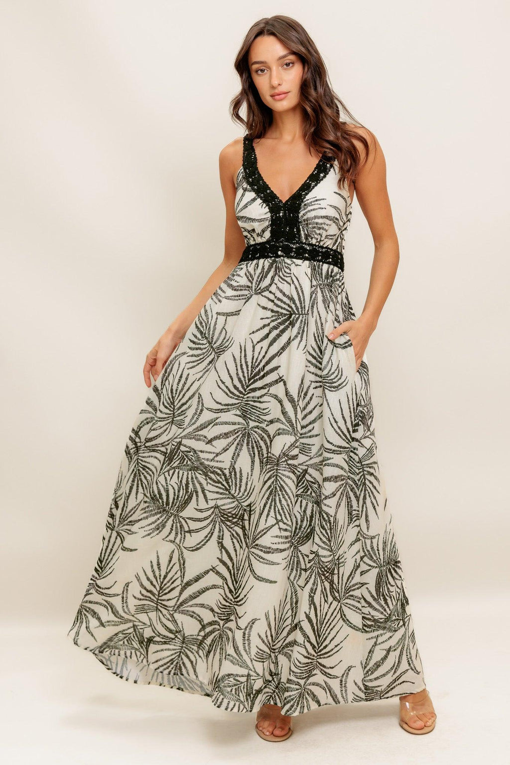 COASTLINE WHISPER WOVEN MAXI DRESS Flying Tomato