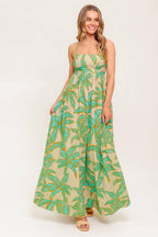 BLOSSOM SPELL WOVEN MAXI DRESS Flying Tomato