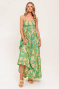 BLOSSOM SPELL WOVEN MAXI DRESS Flying Tomato