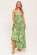 BLOSSOM SPELL WOVEN MAXI DRESS Flying Tomato