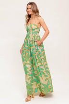 BLOSSOM SPELL WOVEN MAXI DRESS Flying Tomato