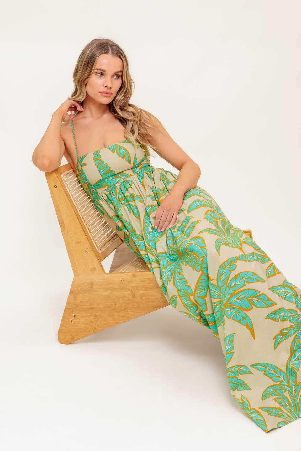 BLOSSOM SPELL WOVEN MAXI DRESS Flying Tomato