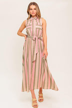 WIND ON MY SKIN WOVEN MIDI DRESS Flying Tomato