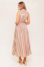 WIND ON MY SKIN WOVEN MIDI DRESS Flying Tomato