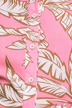 SWEET CAMELLIA PINK WOVEN MIDI DRESS Flying Tomato
