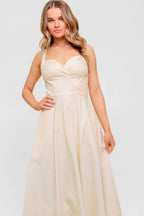 OCEAN SHEEN TENDER CREAM WOVEN MIDI DRESS Flying Tomato