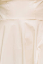 OCEAN SHEEN TENDER CREAM WOVEN MIDI DRESS Flying Tomato