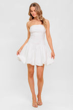 TWILIGHT WISH WOVEN TWILL MINI DRESS Flying Tomato