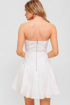TWILIGHT WISH WOVEN TWILL MINI DRESS Flying Tomato