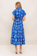GREEK ISLE MEDALLION WOVEN MIDI DRESS Flying Tomato