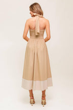 HYDRANGEA HAZE WOVEN MIDI DRESS Flying Tomato