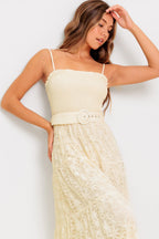 PARADISE AWAITS WOVEN LACE ANKLE DRESS Flying Tomato