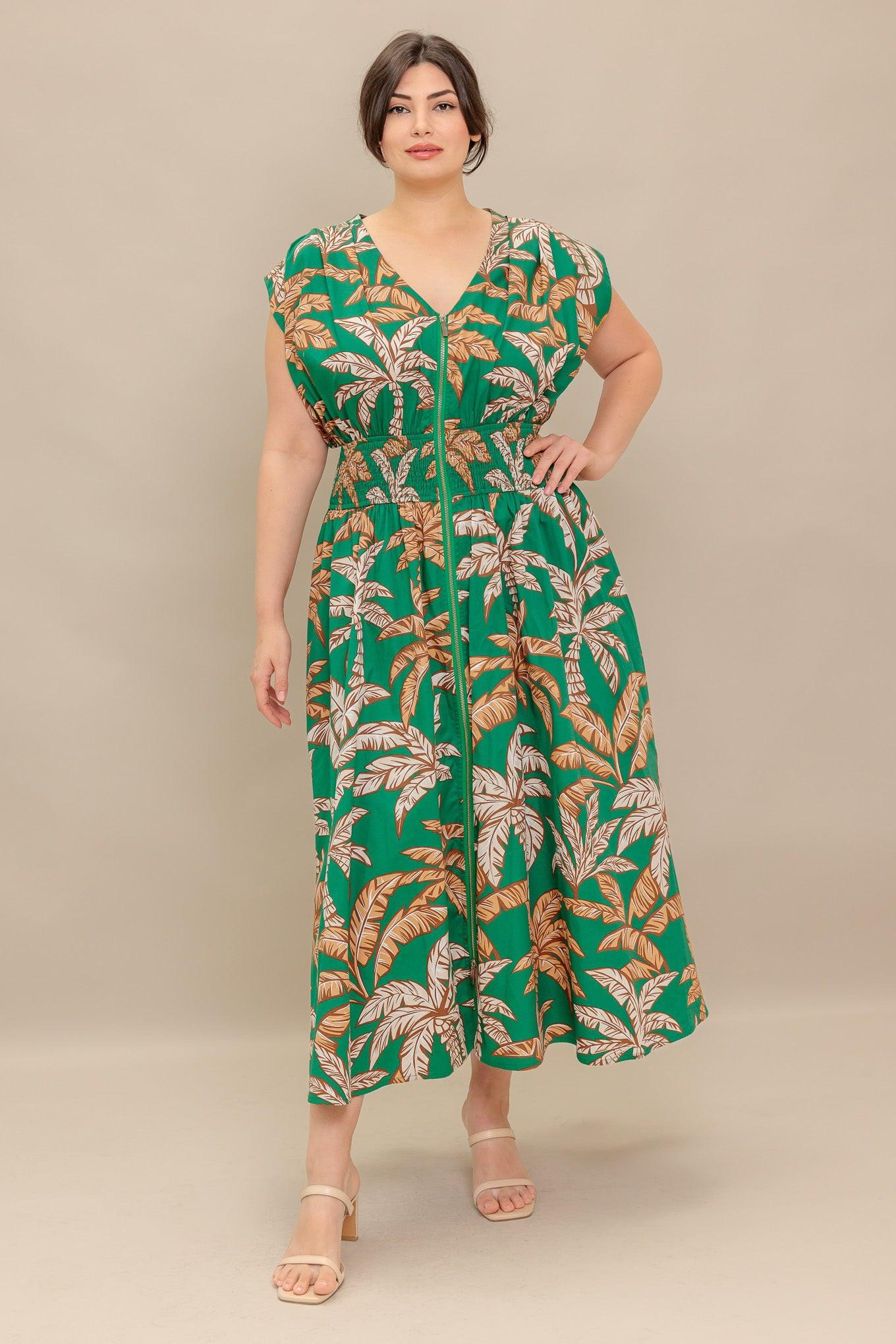 LUSH STILLNESS WOVEN MIDI DRESS Flying Tomato