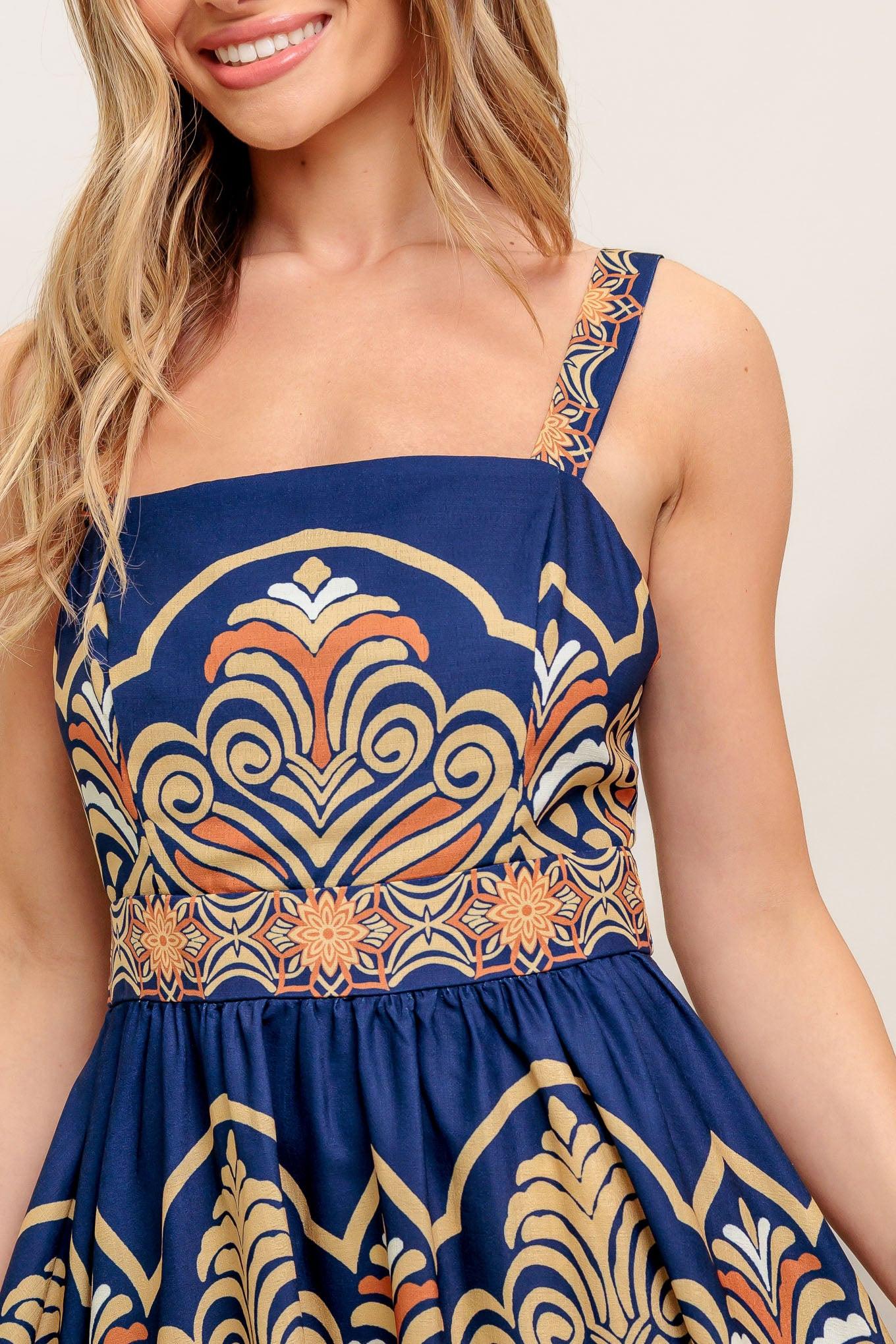 SAHARA DREAMS WOVEN MIDI DRESS Flying Tomato