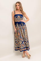 SAHARA DREAMS WOVEN MIDI DRESS Flying Tomato